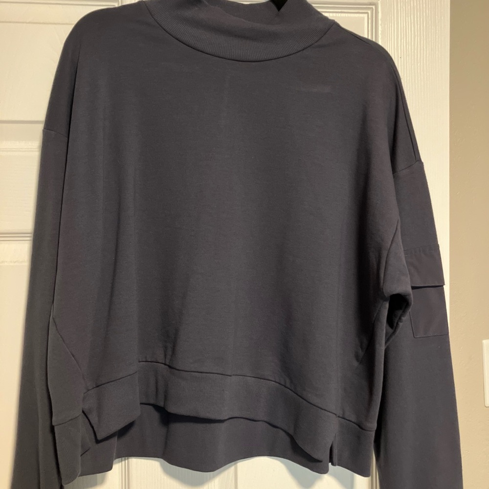 Brand New Never Worn Dark Gray Mock Neck Sweater